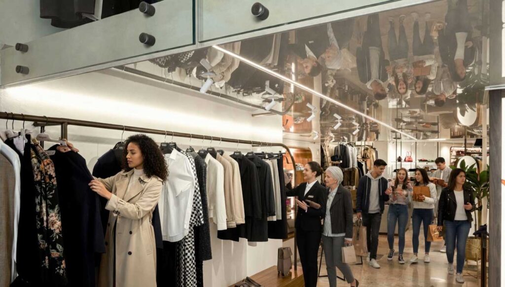 riqualificazione negozio abbigliamento